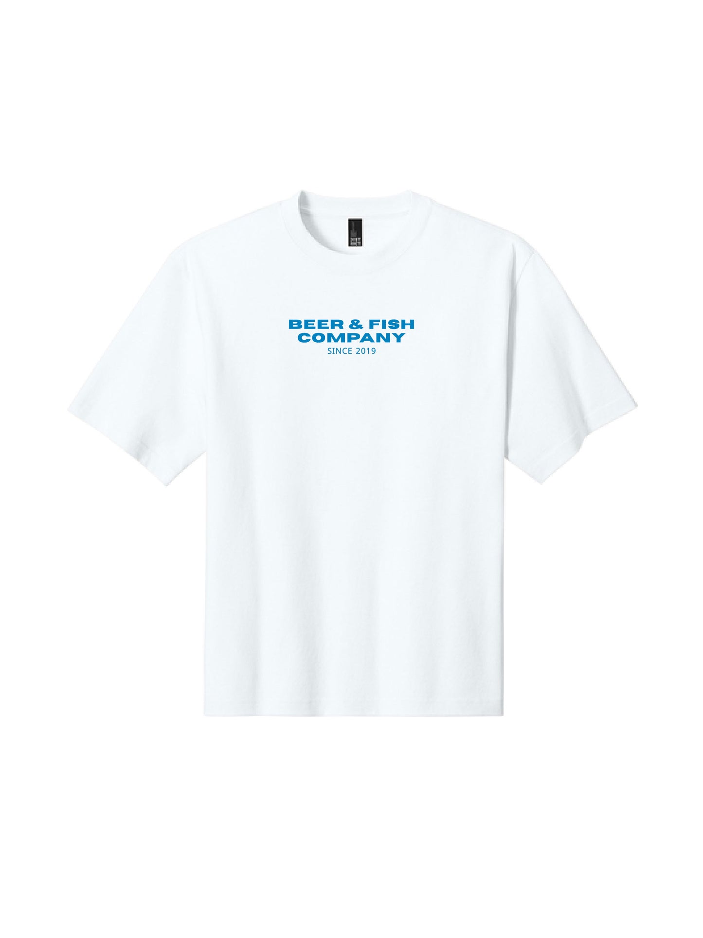 BAF101. "Beer & Fish Company" Oversized Gritty Tee