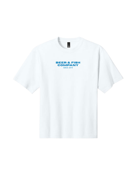 BAF101. "Beer & Fish Company" Oversized Gritty Tee