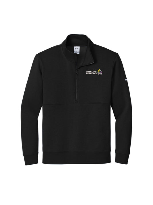 BF111. Nike Club Fleece Sleeve Swoosh 1/2-Zip