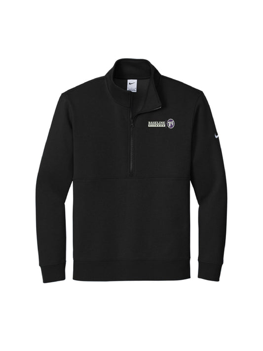 BF111. Nike Club Fleece Sleeve Swoosh 1/2-Zip