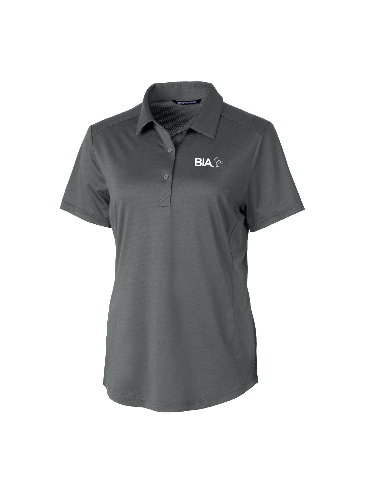 BIA104. Cutter & Buck Prospect Eco Textured Stretch Womens Short Sleeve Polo