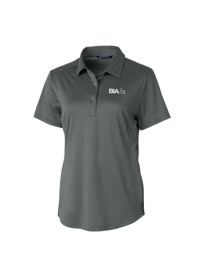 BIA104. Cutter & Buck Prospect Eco Textured Stretch Womens Short Sleeve Polo