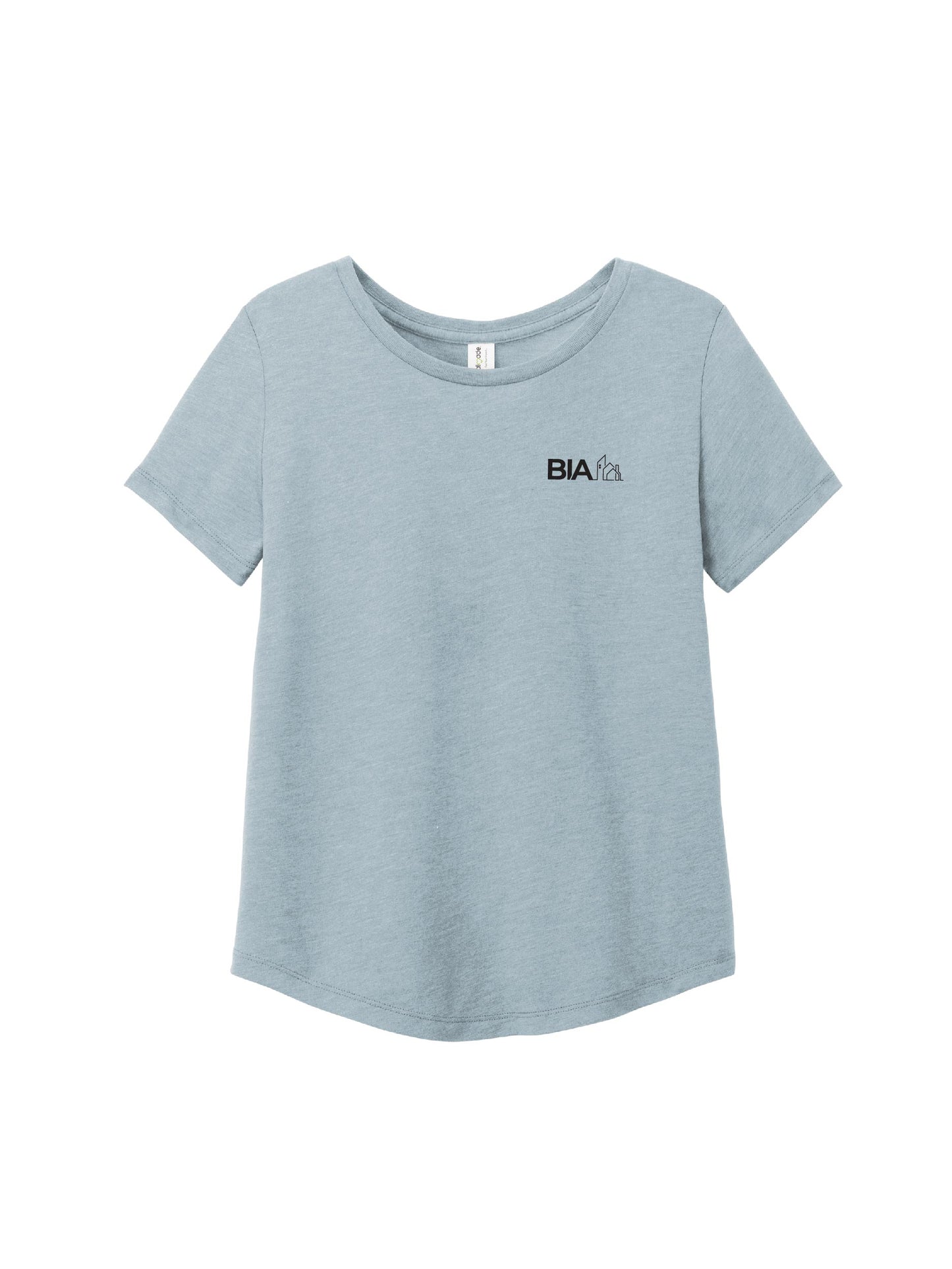 BIA107. Allmade Women's Relaxed Tri-Blend Scoop Neck Tee