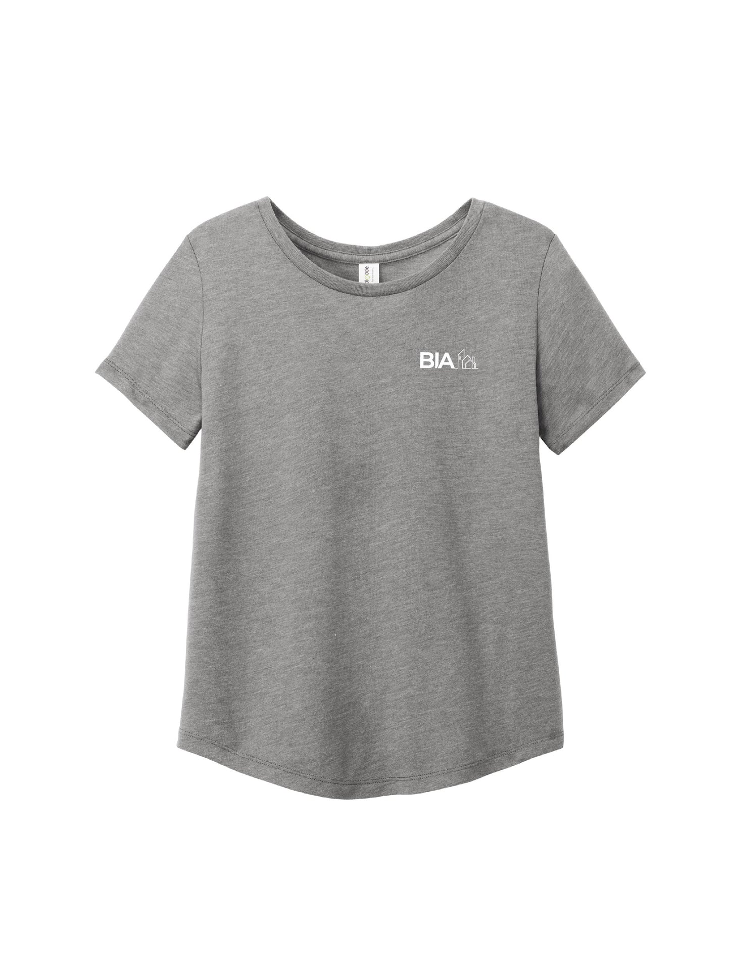 BIA107. Allmade Women's Relaxed Tri-Blend Scoop Neck Tee