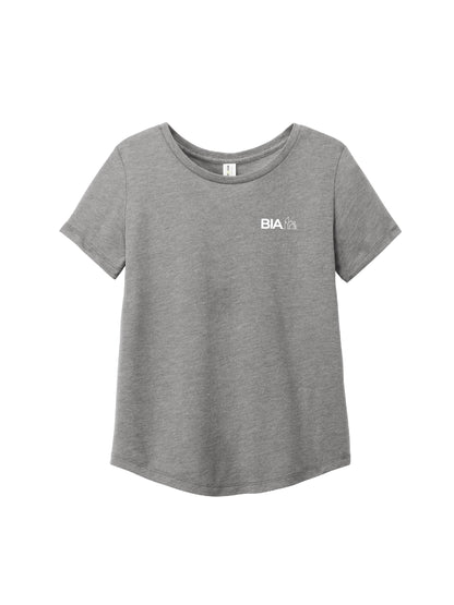 BIA107. Allmade Women's Relaxed Tri-Blend Scoop Neck Tee