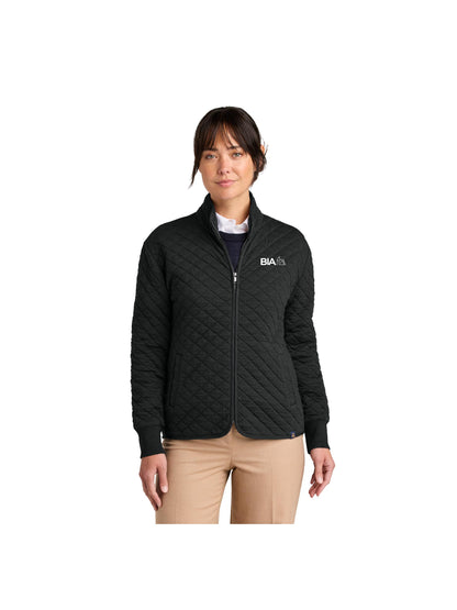 BIA108. Brooks Brothers Women’s Diamond Quilt Full-Zip