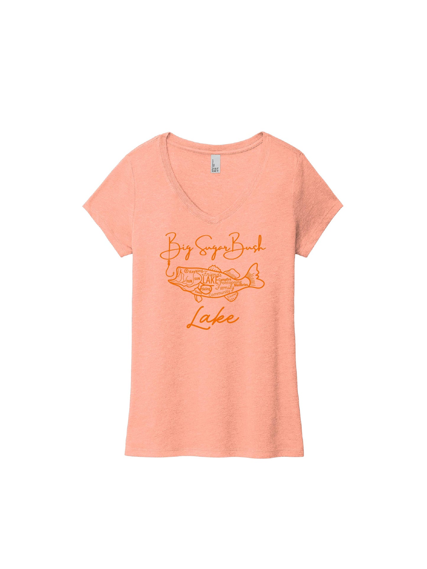 BSBL200. Women's Big Sugar Hook V-Neck Tee