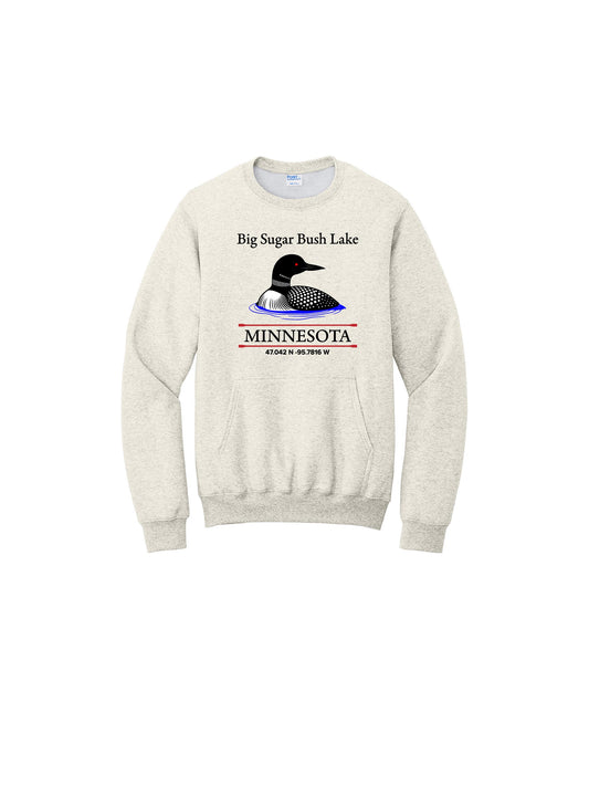 BSBL411. The Loon Latitude Pocket Crew Sweatshirt