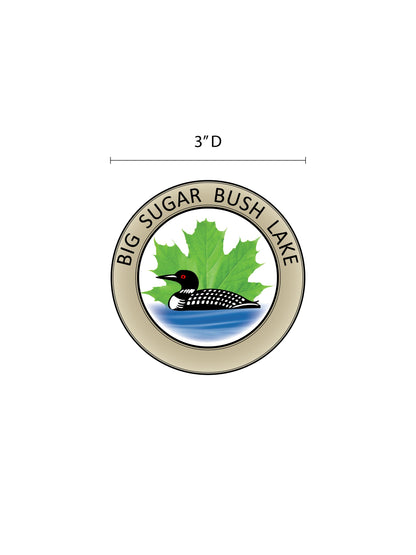BSBL511. The Big Sugar Bush Lake 3M Outdoor Decal