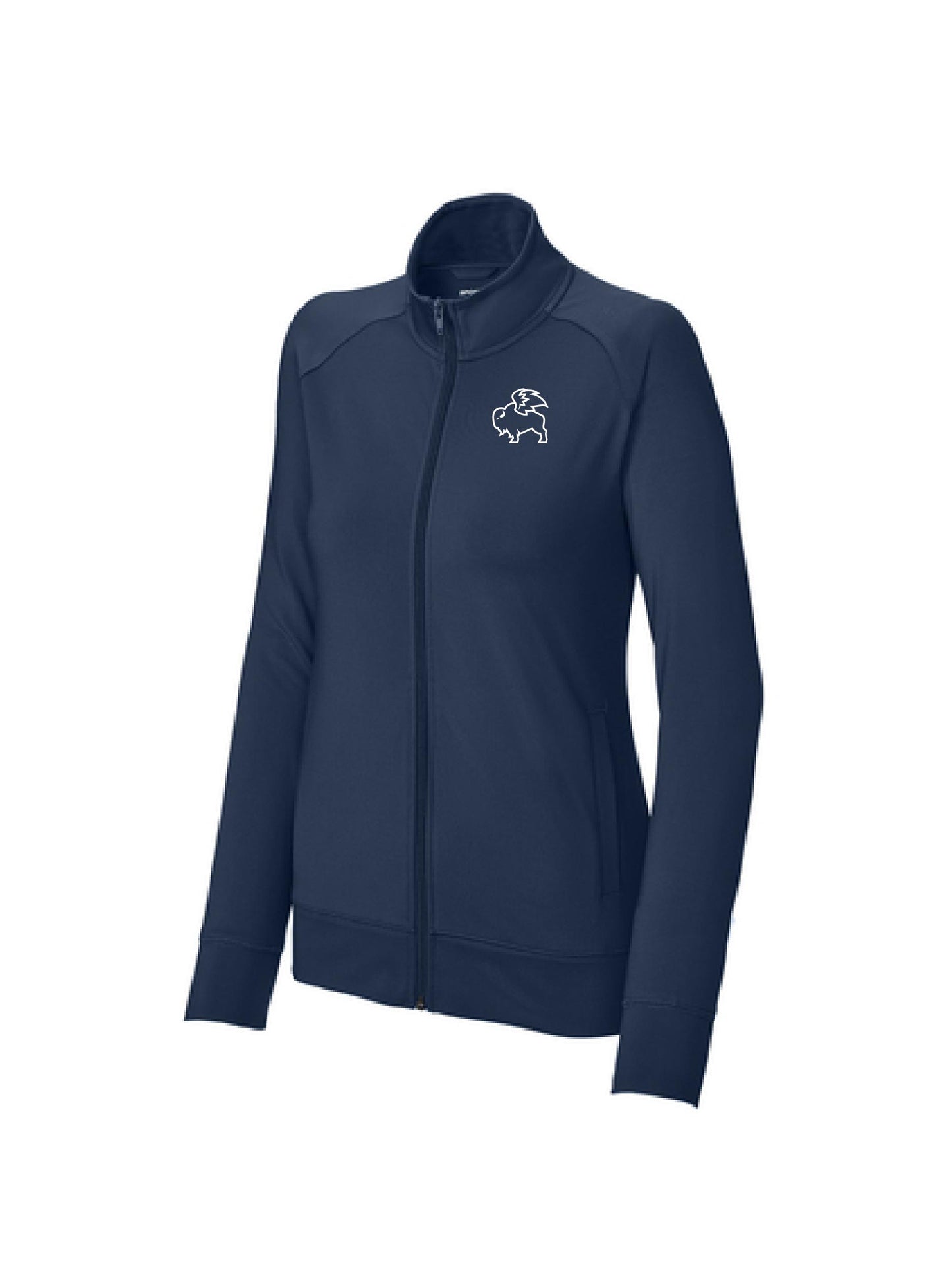 BWW230. Sport-Tek® Ladies Sport-Wick® Stretch Full-Zip Cadet Jacket