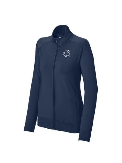 BWW230. Sport-Tek® Ladies Sport-Wick® Stretch Full-Zip Cadet Jacket