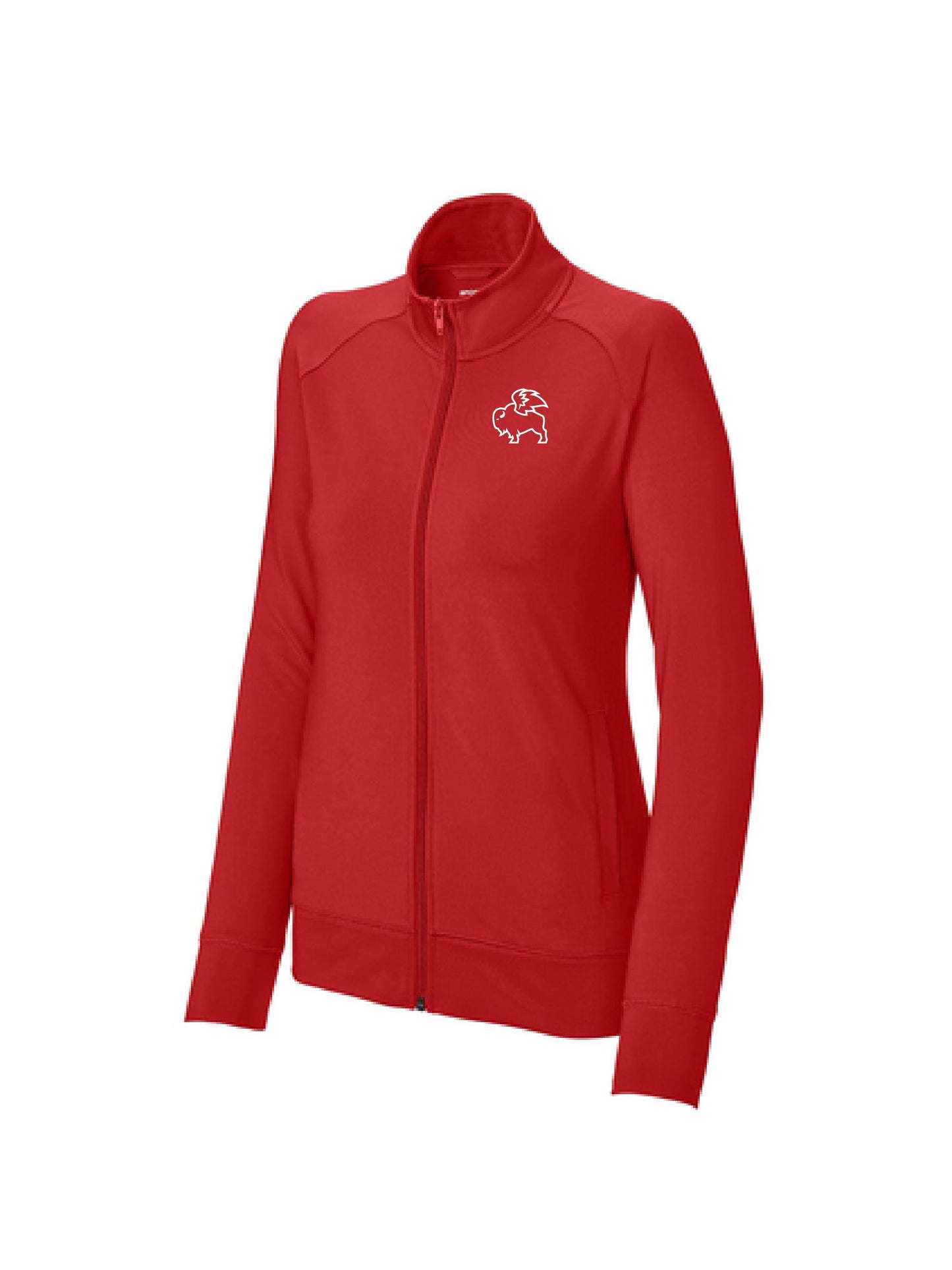 BWW230. Sport-Tek® Ladies Sport-Wick® Stretch Full-Zip Cadet Jacket
