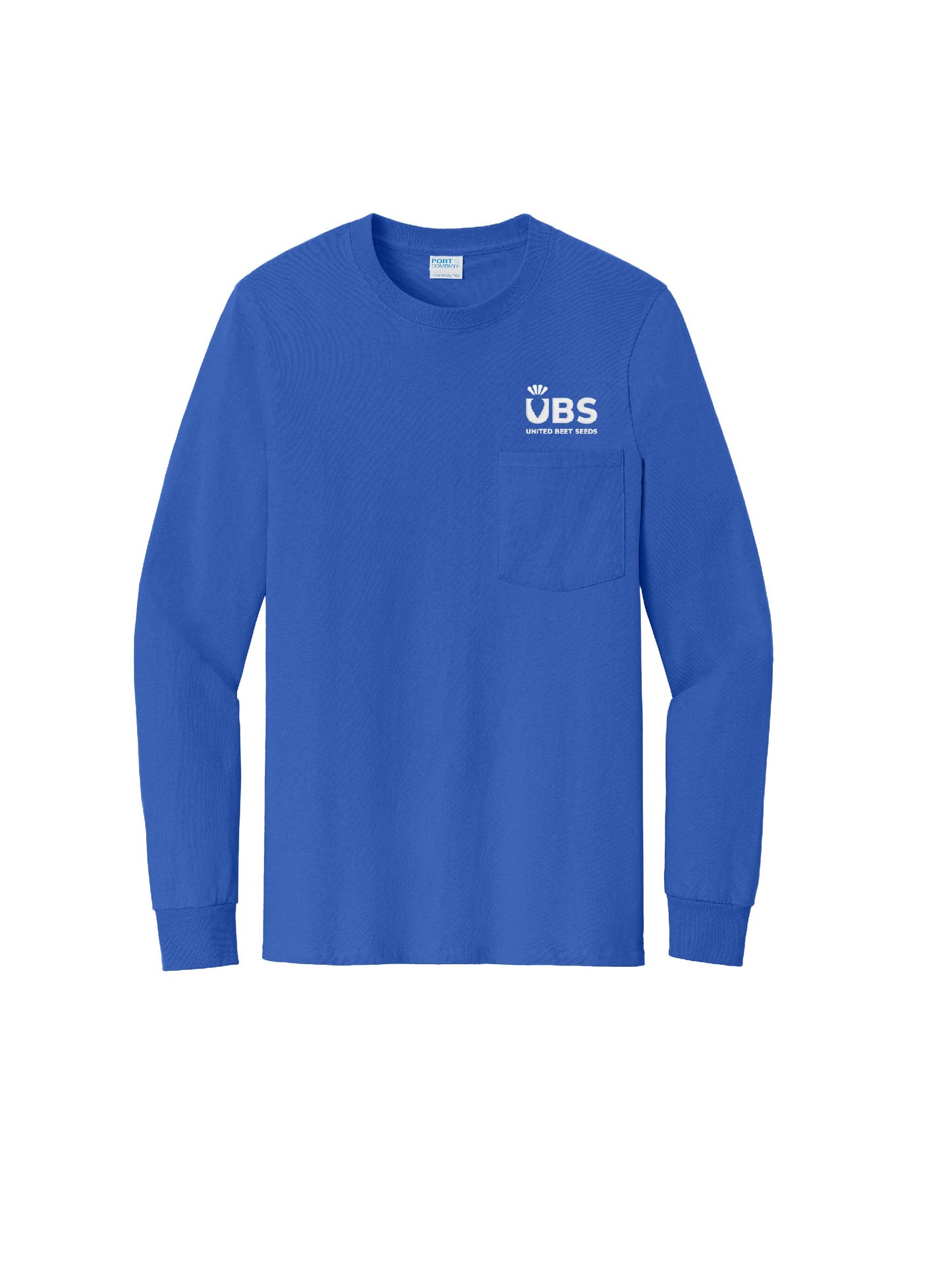 UBS309. Port & Company® Long Sleeve Essential Pocket Tee