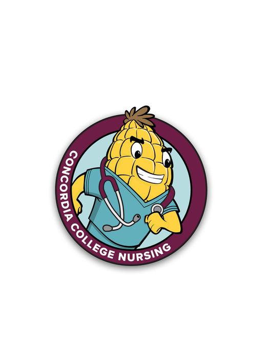CCN203 Concordia Nursing Circular Sticker - 3" D