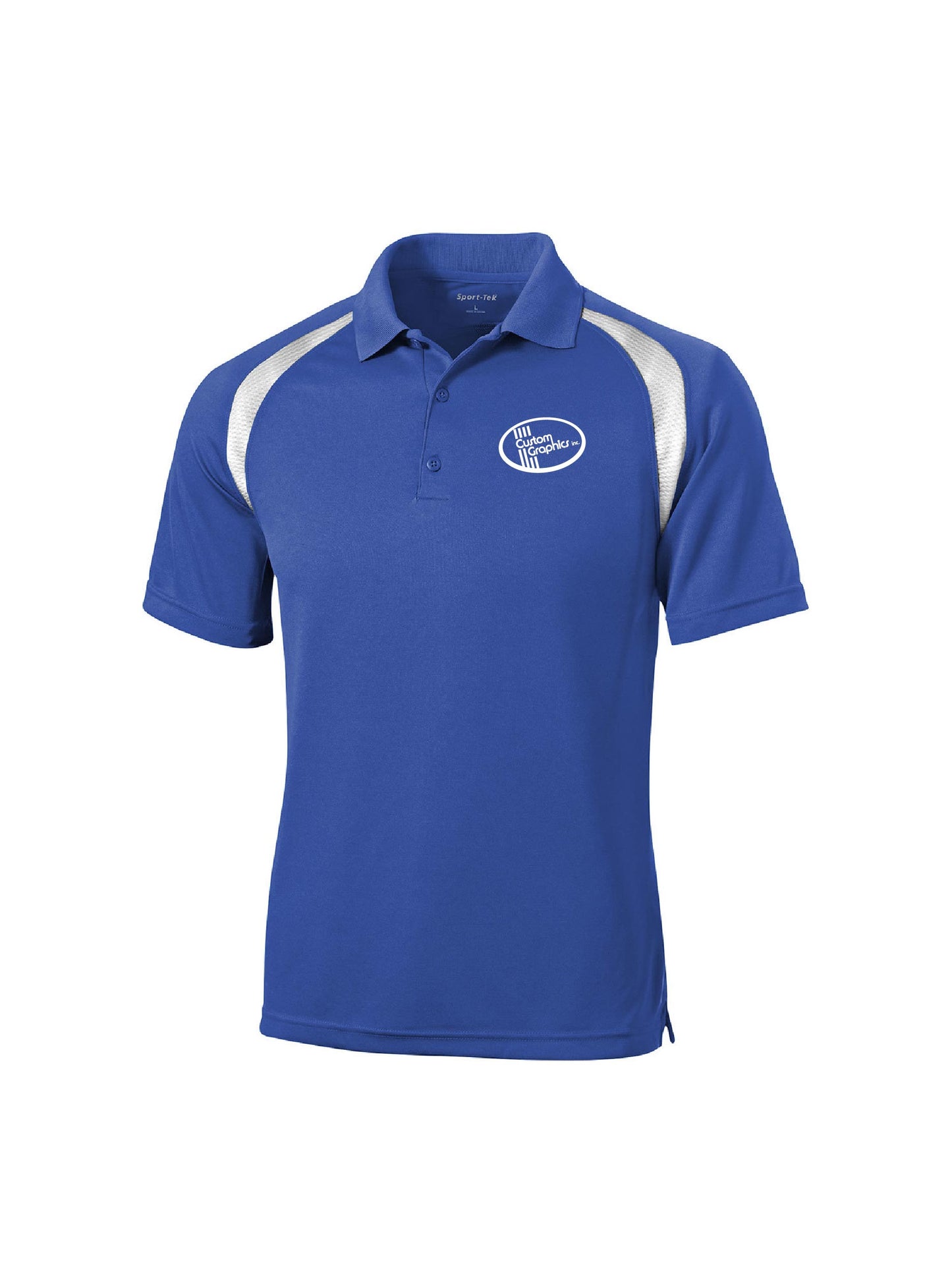 CG302.  Sport-Tek® Dry Zone® Colorblock Raglan Polo