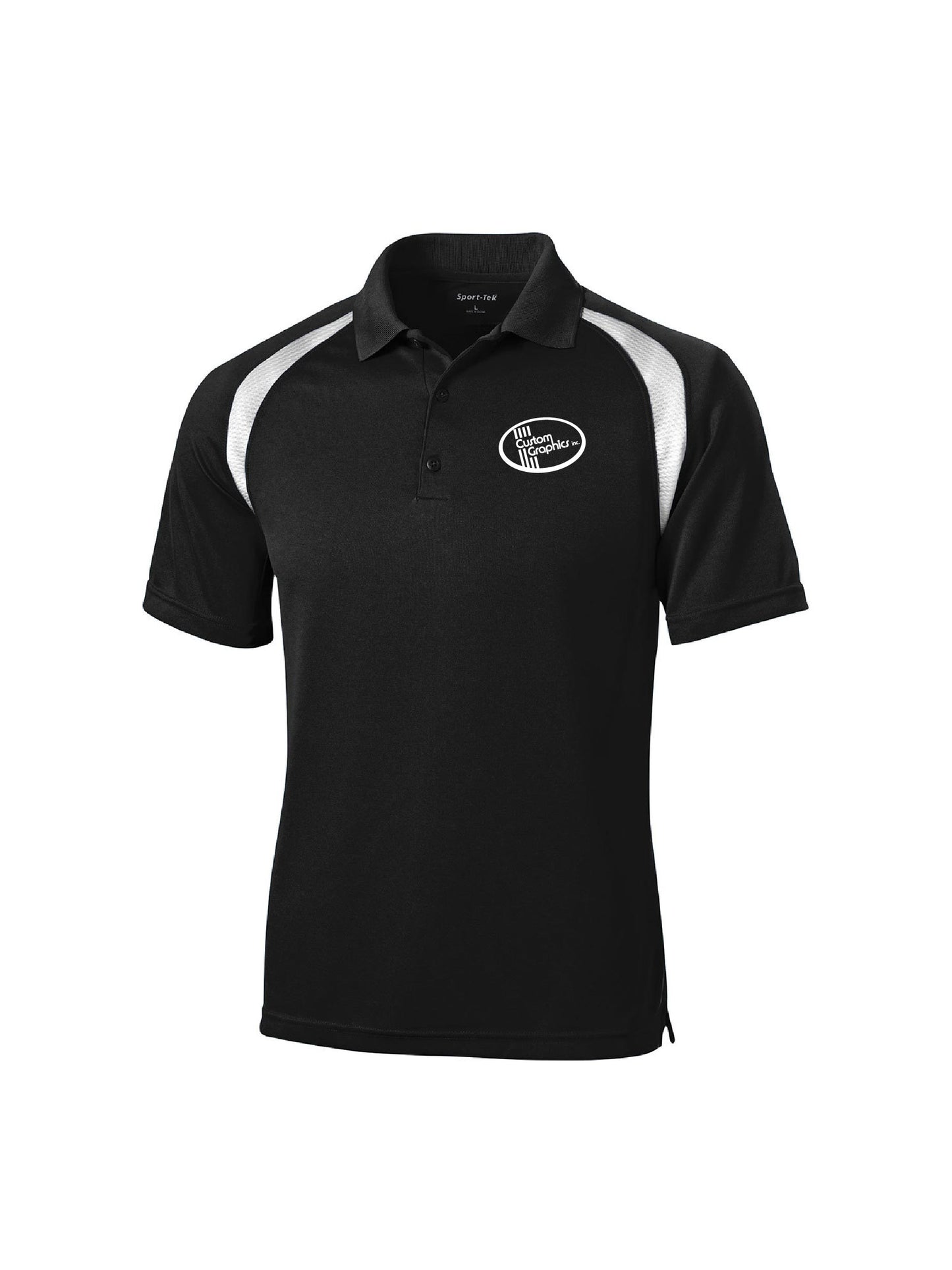 CG302.  Sport-Tek® Dry Zone® Colorblock Raglan Polo