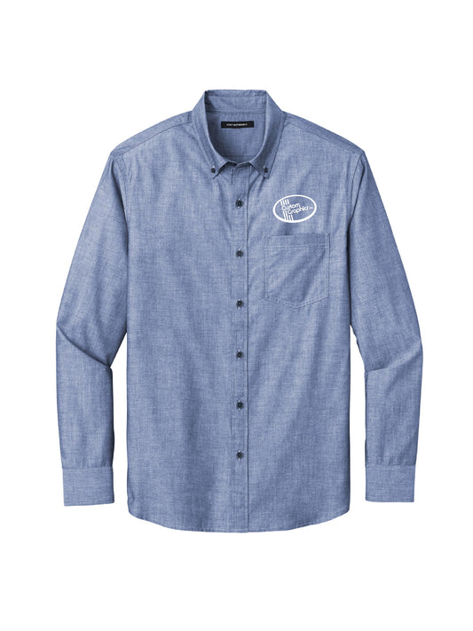 CG309. Port Authority® Long Sleeve Chambray Easy Care Shirt