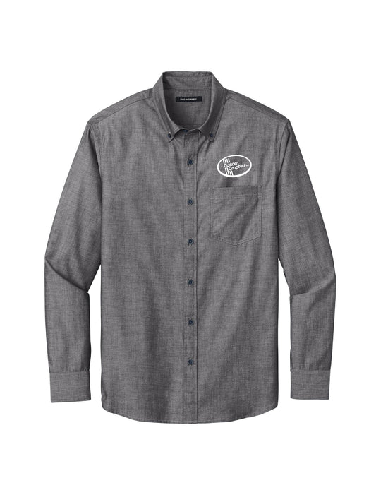 CG309. Port Authority® Long Sleeve Chambray Easy Care Shirt