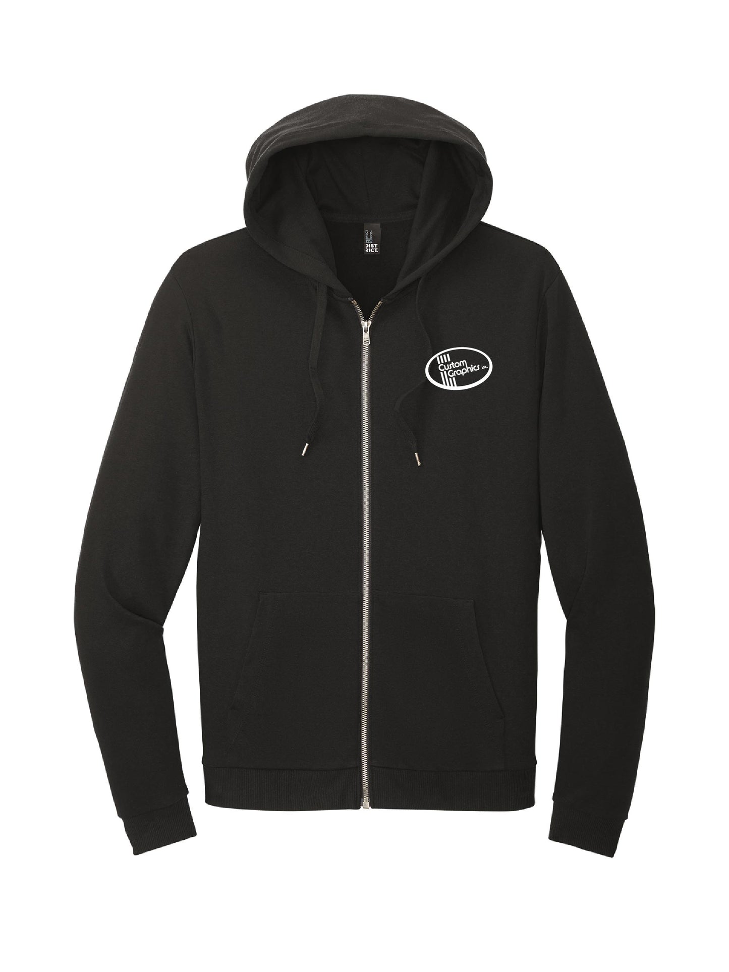 CG313. District® Perfect Tri® Fleece Full-Zip Hoodie