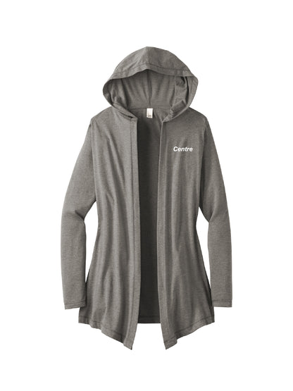 CI104. District Women's Perfect Tri Hooded Cardigan