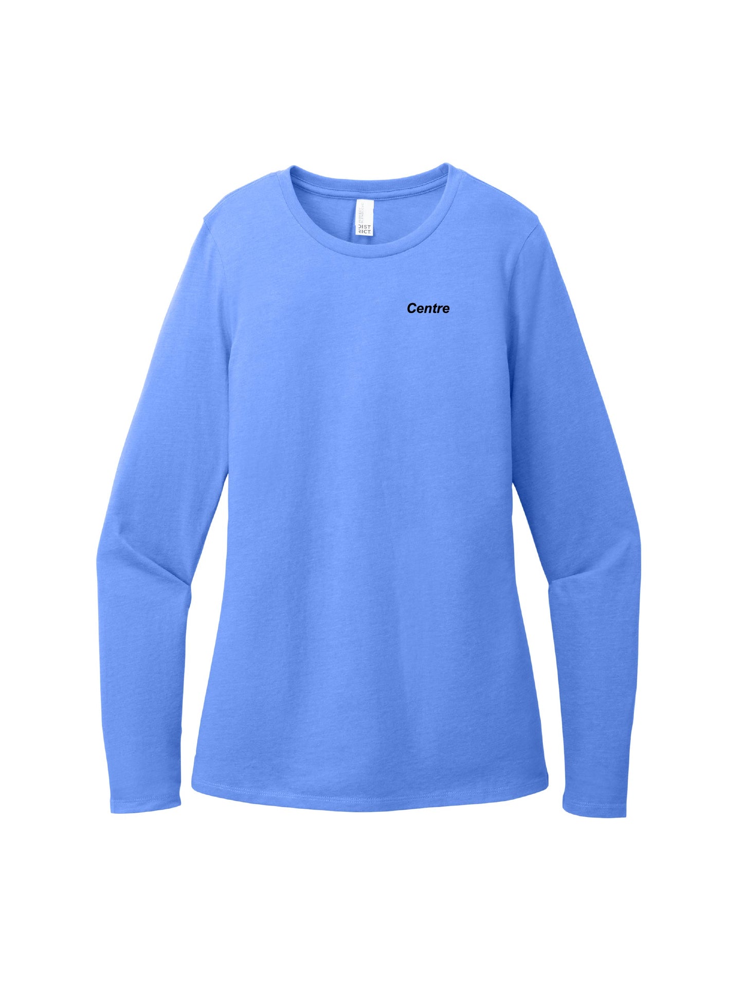 CI100. District Women's Perfect Blend CVC Long Sleeve Tee