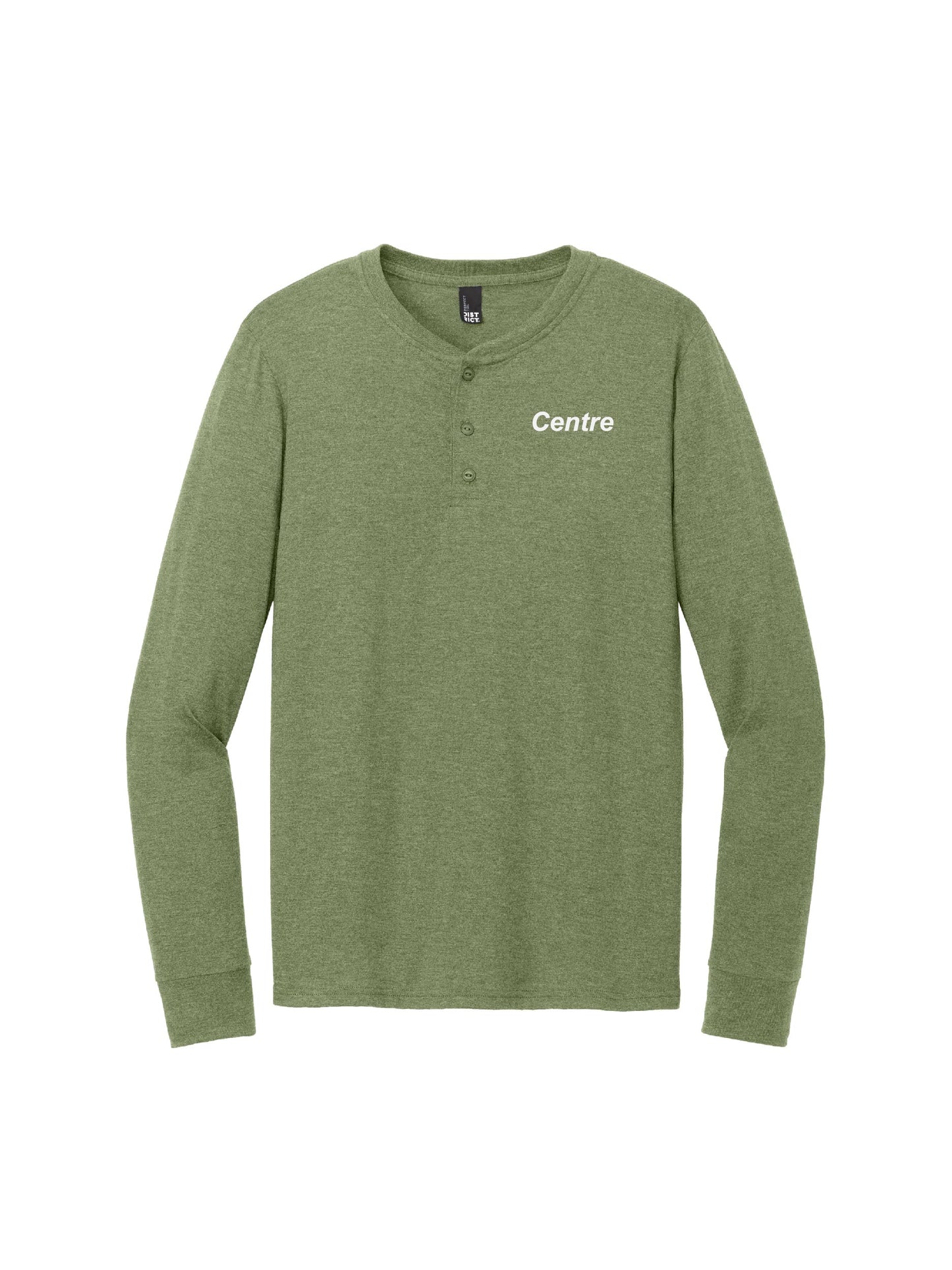 CI301. District Perfect Tri Long Sleeve Henley
