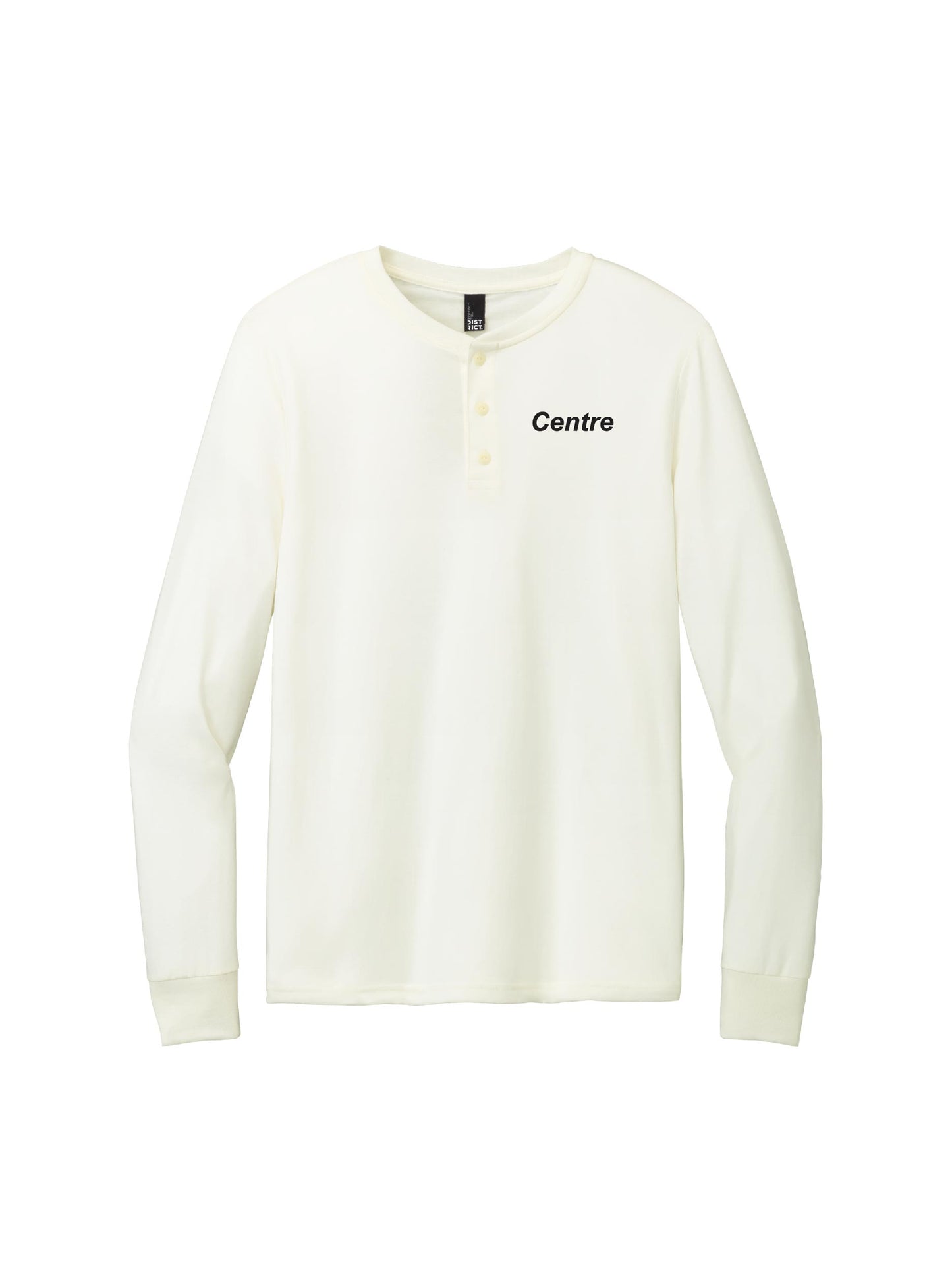 CI301. District Perfect Tri Long Sleeve Henley