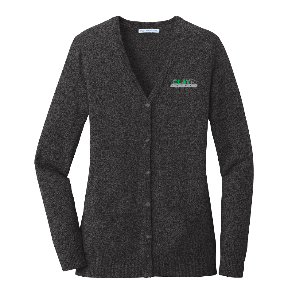 Port Authority Ladies Marled Cardigan Sweater, Product