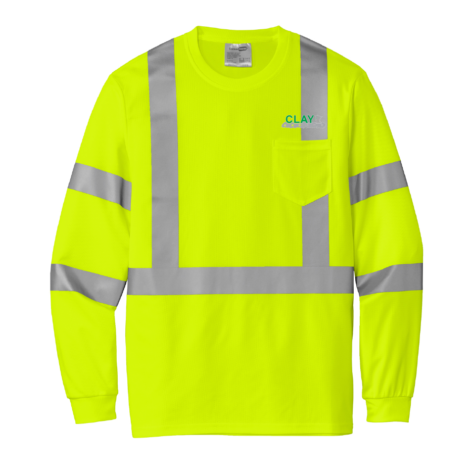CC305. CornerStone® ANSI 107 Class 3 Mesh Long Sleeve Tee