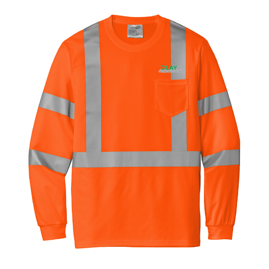 CC305. CornerStone® ANSI 107 Class 3 Mesh Long Sleeve Tee