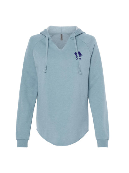 CP103. Women’s Lightweight California Wave Wash Hooded Sweatshirt 