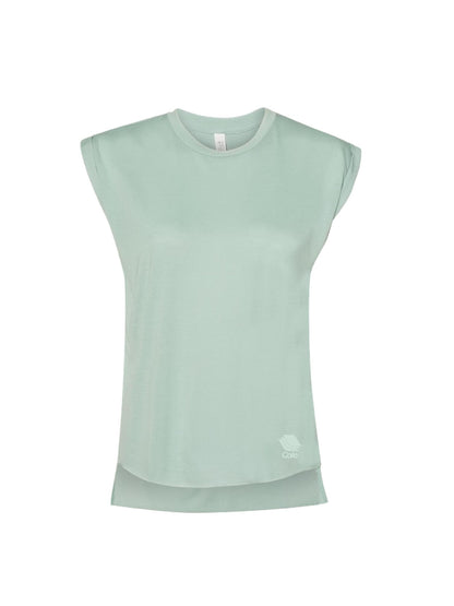 CP107. BELLA+CANVAS® Women’s Flowy Muscle Tee With Rolled Cuffs