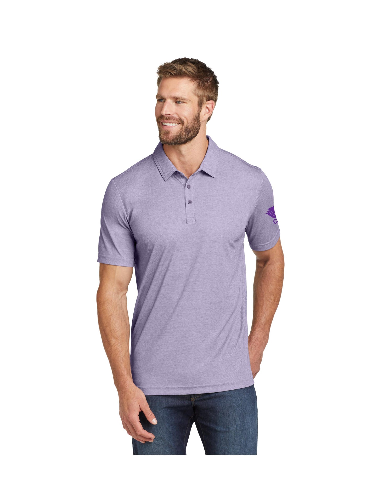 CP204. TravisMathew Oceanside Heather Polo