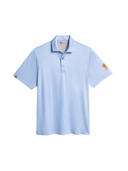 CP206. Men's Vacationer Printed Short Sleeve Polo