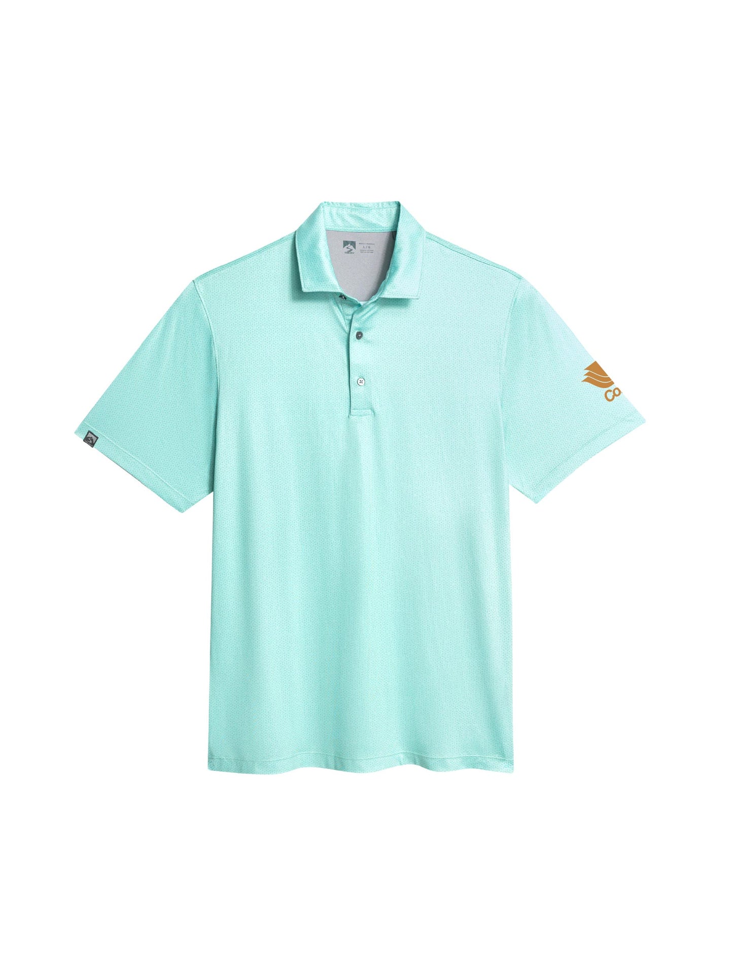 CP206. Men's Vacationer Printed Short Sleeve Polo
