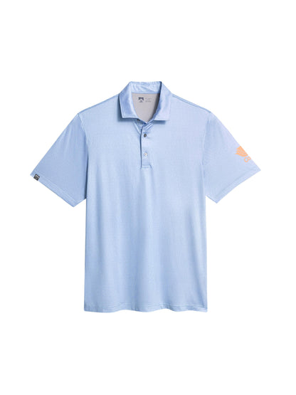 CP206. Men's Vacationer Printed Short Sleeve Polo
