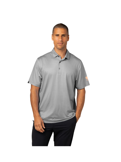CP206. Men's Vacationer Printed Short Sleeve Polo