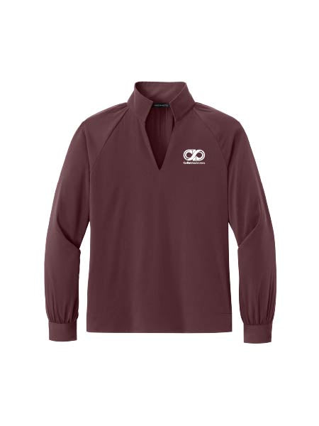CK126. Mercer+Mettle® Women’s Long Sleeve Buttery Soft Popover Blouse