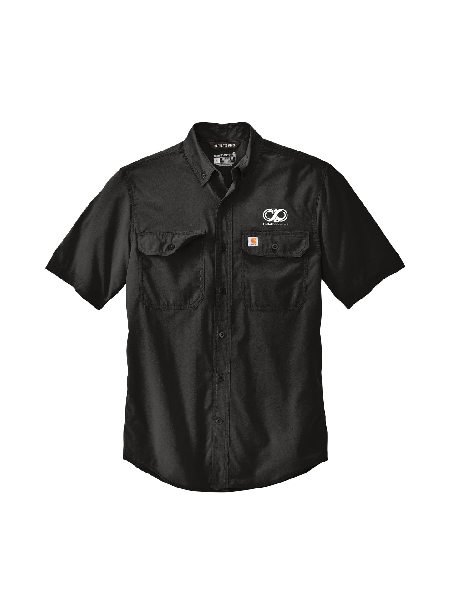 CK229. Carhartt Force® Solid Short Sleeve Shirt
