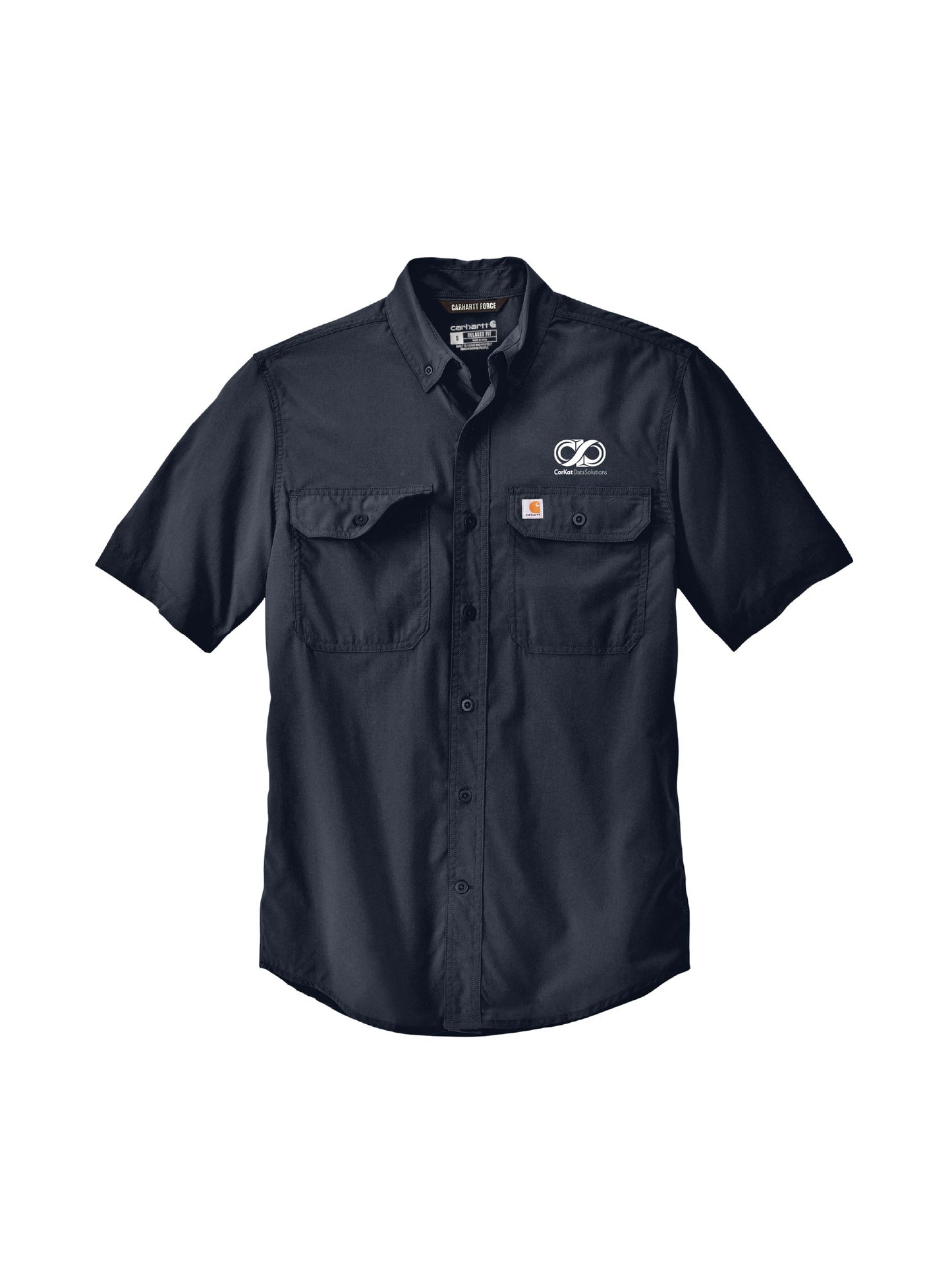 CK229. Carhartt Force® Solid Short Sleeve Shirt
