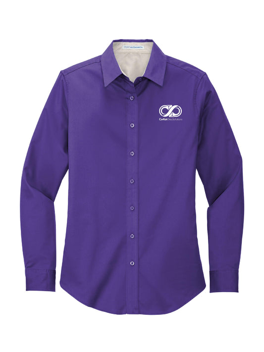 CK105. Port Authority® Ladies Long Sleeve Easy Care Shirt