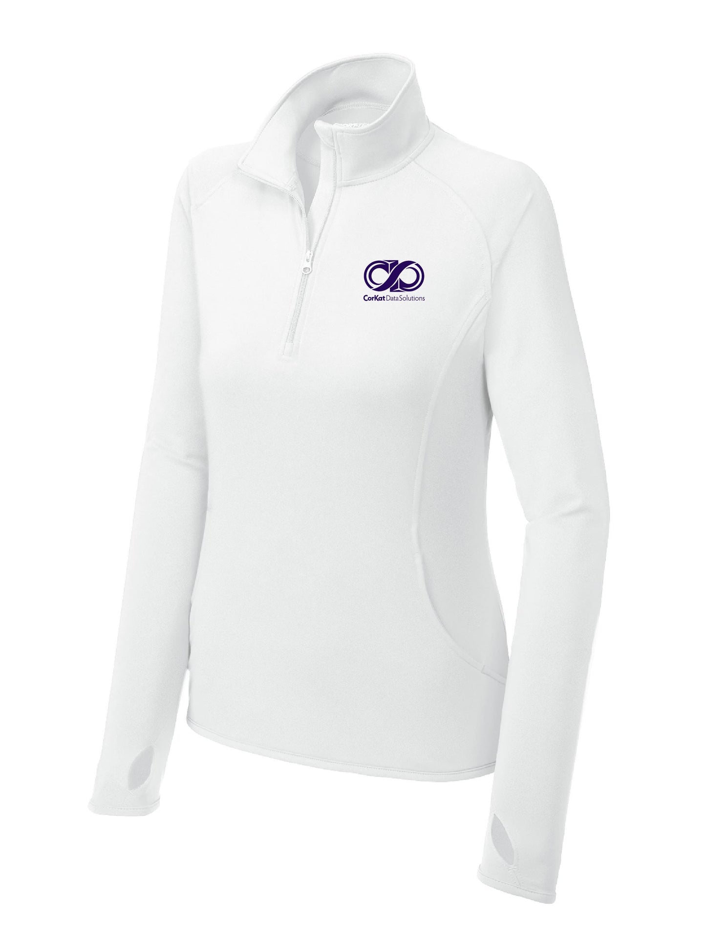 CK108. Sport-Tek® Ladies Sport-Wick® Stretch 1/4-Zip Pullover