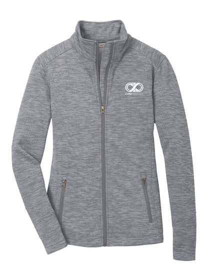CK111. Port Authority® Ladies Digi Stripe Fleece Jacket
