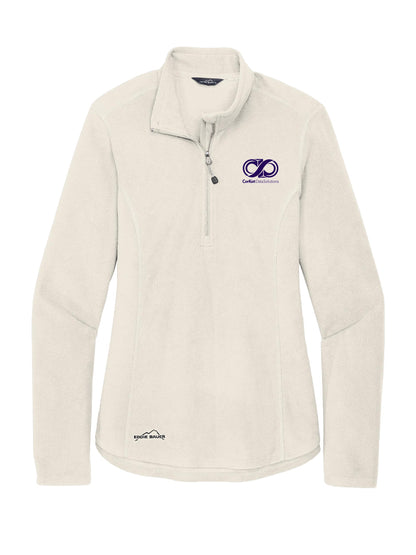 CK112. Eddie Bauer® Ladies 1/2-Zip Microfleece Jacket