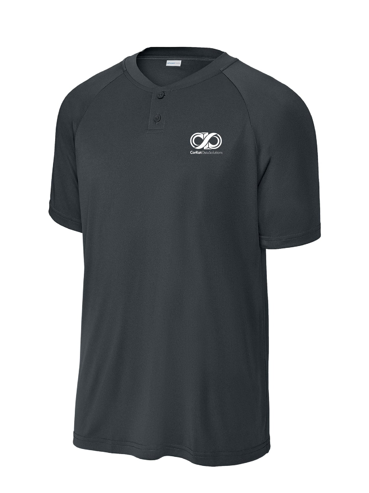 CK202. Sport-Tek® PosiCharge® Competitor™ 2-Button Henley