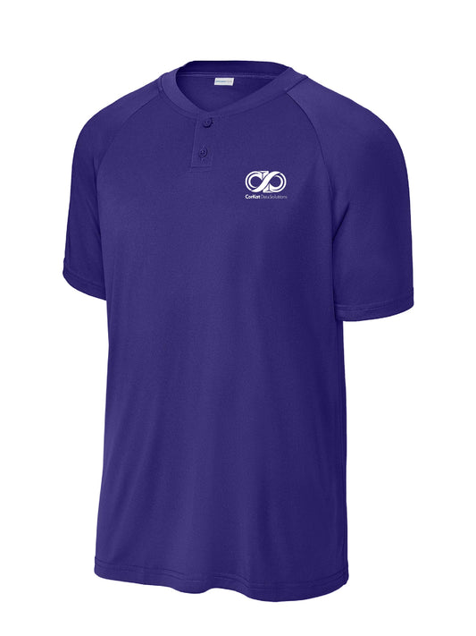 CK202. Sport-Tek® PosiCharge® Competitor™ 2-Button Henley