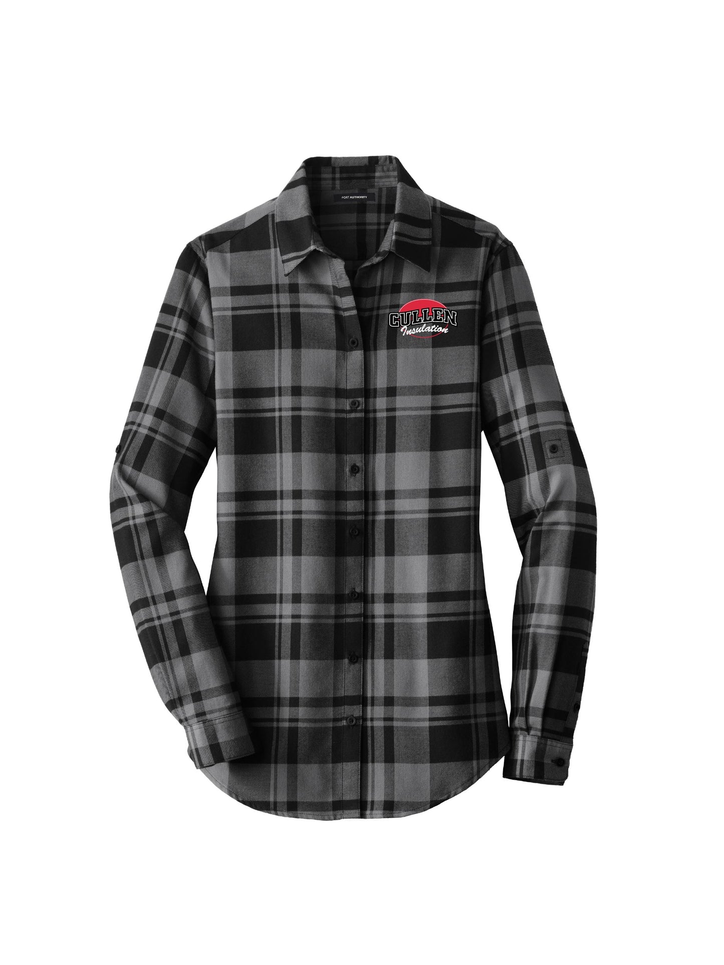 CIN102. Port Authority® Women's Plaid Flannel Tunic