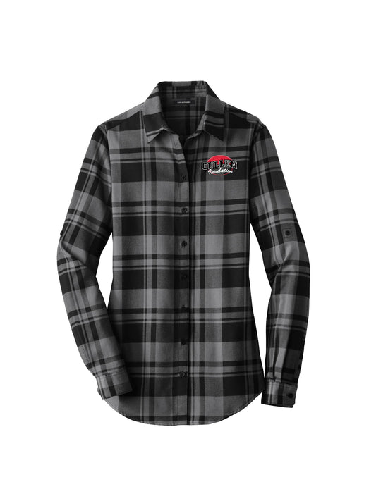 CIN102. Port Authority® Women's Plaid Flannel Tunic