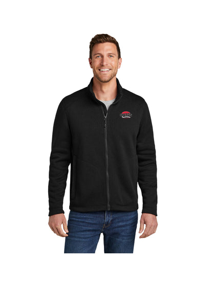 CIN218. Port Authority® Arc Sweater Fleece Jacket