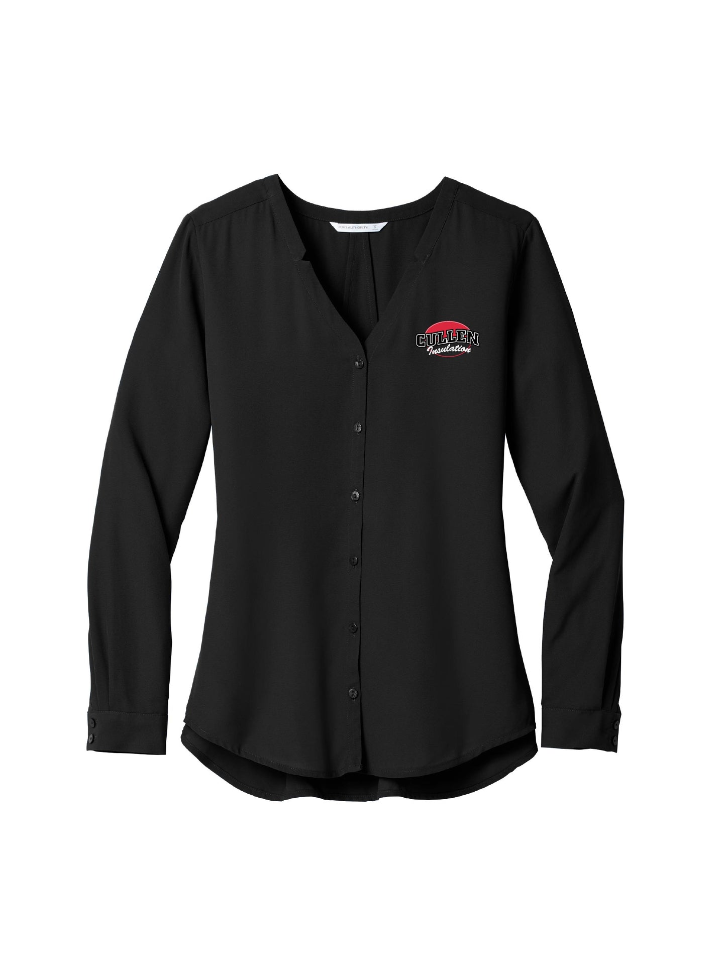 CIN108. Port Authority ® Women's Long Sleeve Button-Front Blouse